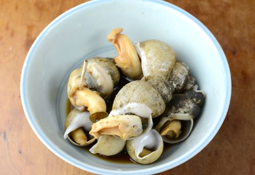 ツバイの塩ゆで