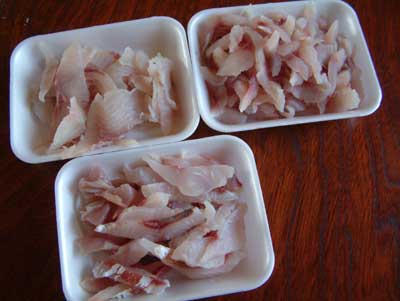 川魚の味 ボラの刺身 ニゴイの洗い フナの洗い 市場魚貝類図鑑