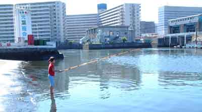 東京湾ハゼ釣り 船橋港